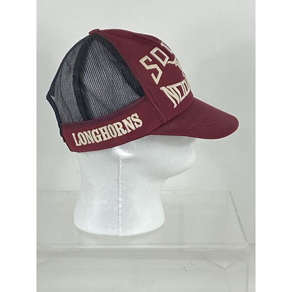 VTG Rare Kinley South Nodaway Longhorns Trucker Mesh Snapback Hat NWOT F263 - Picture 3 of 7